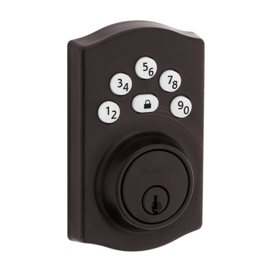 ELECTRNC DEADBOLT ZNC VB