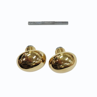 REPLCMNT KNOB BRSS 2.25"