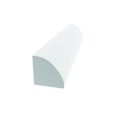 QTR RND MLDNG PCV WH3/4"