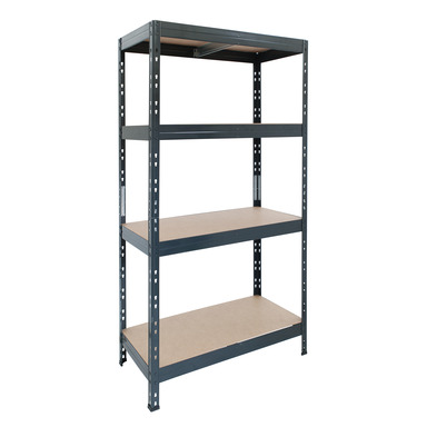 SHELF 4TIER MTL 71"H