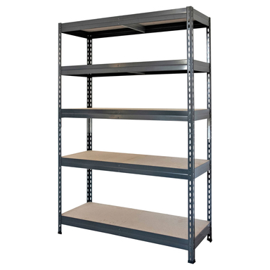 SHELF 5TIER MTL 71"H