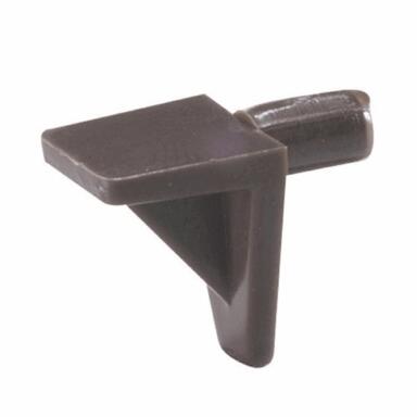 SHELF CLIPS PLS BRWN 8PK