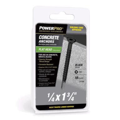 CONCRETE SCRW ANCHR 18PK