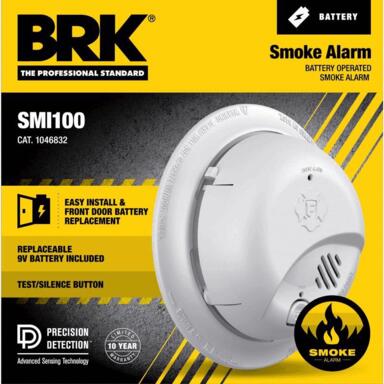 Smoke Alarm Ion 9v Batt