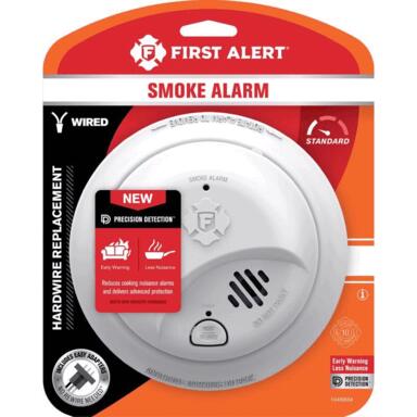 HARDWIRED SMOKE ALARM W/BATTERY