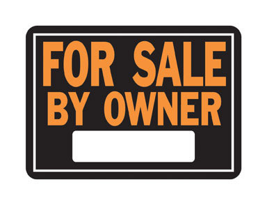 SIGN FOR SALE BY OWNER