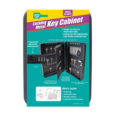 Key Cabnt Stl Blk 60hks