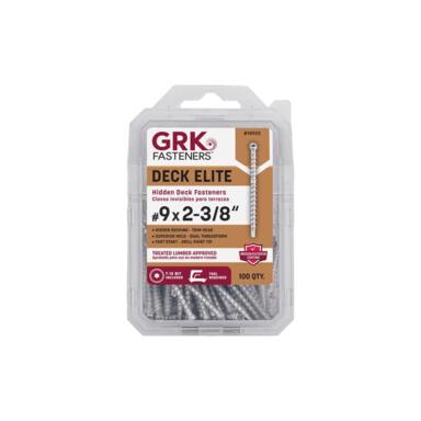 SCREW GRK DECK ELIT 2-3/8" 100PC