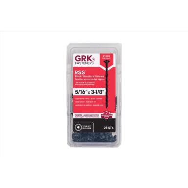 GRK RSS BLACK 5/16X3 1/8 25P