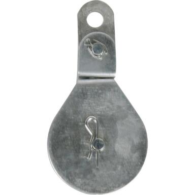 BLCK W/EYE SWIVEL STL 2"