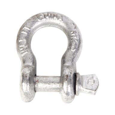 ANCHR SHCKL GLVNIZD 1/4"