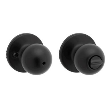BED&BATH KNOB MATT BLK