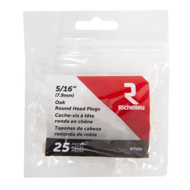 HEAD PLG RND 5/16" 25PK