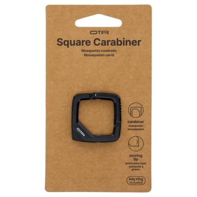 Caribiner Sq Alum Blk