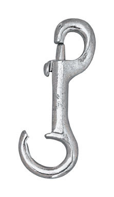 Campbell Zinc-Plated Iron Open Eye Bolt Snap 4 in. L