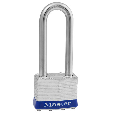 Master Lock 1-5/16 in. H X 1 in. W X 1-3/4 in. L Laminated Steel Pin Tumbler Padlock 1 pk Keyed Alik