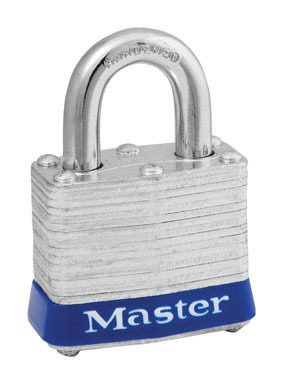 Master Lock 1-5/16 in. H X 3/4 in. W X 1-9/16 in. L Laminated Steel Pin Tumbler Padlock 1 pk Keyed A