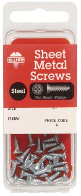 1"  X 8  PFH SHEET MET SCREWS