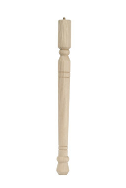 LEG TABLE WOOD 12IN