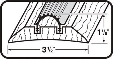 THRESHLD INSERT 36"WD