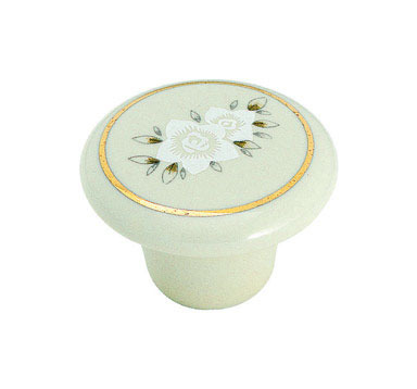 KNOB 1.5"RND PORCELAIN