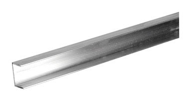 1/2"x48" Canal Aluminio