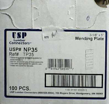 PLATE MENDING 3-1/8"X5