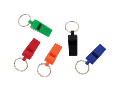 KEYCHAIN WHISTLE ASST