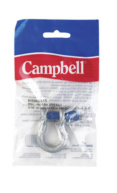 Campbell Galvanized Forged Carbon Steel Anchor Shackle 3/4