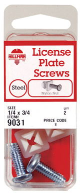 SCRW LICENSE PLATE CD2