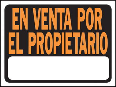 Sign En Venta Por El Propie 9x12