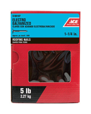 ACE ROOF NAIL 1.25"EG 5#