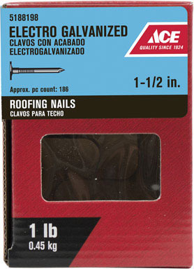 ACE ROOF NAIL 1.5"EG 1LB