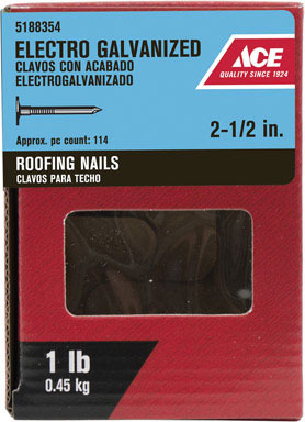 ACE ROOF NAIL 2.5"EG 1#