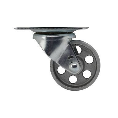 Plate Caster 3" Iron Wheel