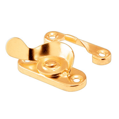 Brass-Plated Gold Steel Sash Loc