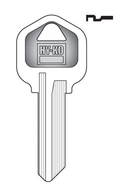 KEY KWIKSET GREEN KW1