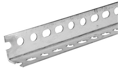 SteelWorks 1.25 in. T X 1.25 in. W X 36 in. L Zinc Plated Steel Slotted Angle