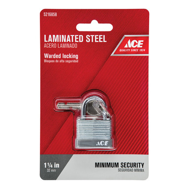 PADLOCK 1-1/4" STEEL