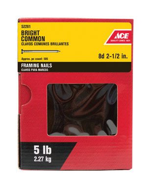 ACE COMMON NAIL 8D2.5"5#