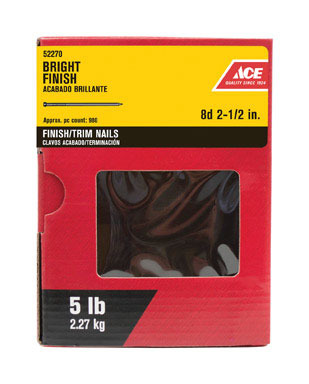 ACE FINISH NAIL8D 2.5"5#