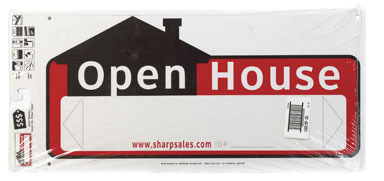 Open House Sign 10x22