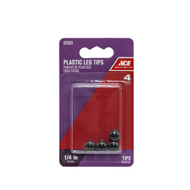 PLASTIC STRAIGHT TIP 1/4"