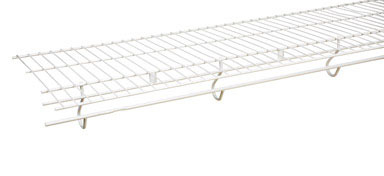 SHELF FREESLIDE 8'X16" WHT