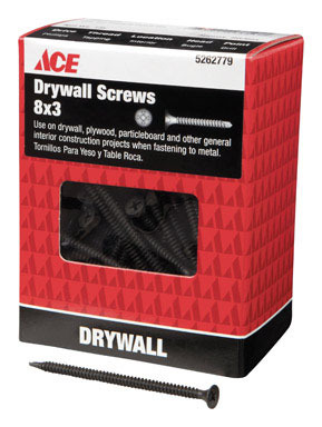 SCREW DRYWALL FINE SD 8X3 1# ST