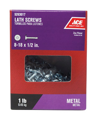 8 X 1/2" LATH SCREW TAPPING 1LB