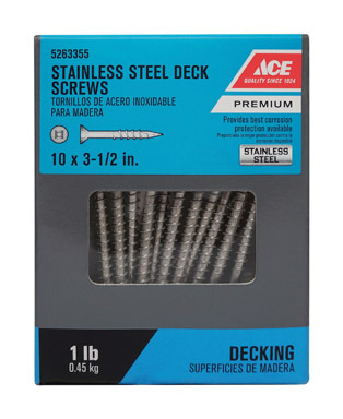 10 X 3-1/2 STAINLESS DECK SQ 1LB