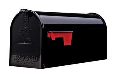 Black Standard T1 Rural Mailbox
