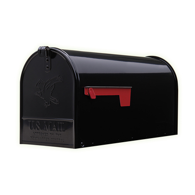 Black Large T2 Rural Mailbox