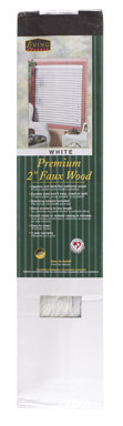 BLIND WOOD FAUX 46X60" W